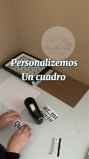 Personalizando un cuadro #detalles #paty #cuadro #personalizados