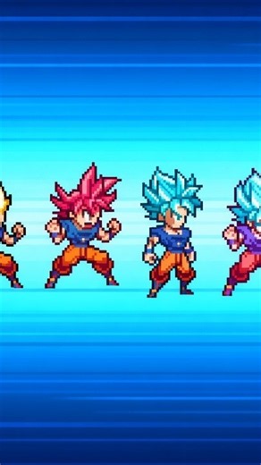 All of Goku's transformations #goku #dragonball #dragonballz #anime