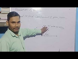 Part 10 resolution of vector