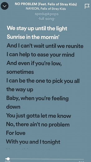 Nayeon ft. Felix - No Problem Lyrics
