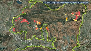 MAP: Homes destroyed or damaged by Woolsey Fire