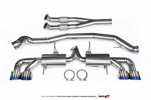 AMS Performance R35 GTR Alpha 102mm Titanium Exhaust - AMS Performance