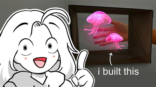 2026居家实验：两样材料制作全息投影仪 | 手残党实测   老爸专业版对比 from viyaura