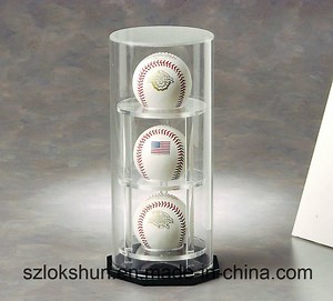 [Hot Item] Top Selling Clear Acrylic Display Cabinet Ball Box Advertising Customized Plastic Display Showcase