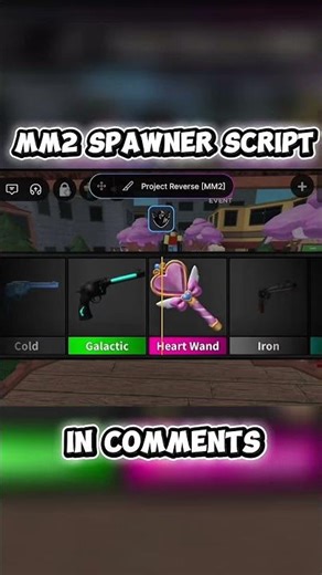 ✨ Murder Mystery 2 Item Spawner Script Overview #murdermystery2 #scriptmurdermystery2 #roblox