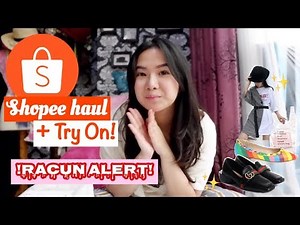 SHOPEE HAUL INDONESIA + TRY ON | AWAS RACUN!!