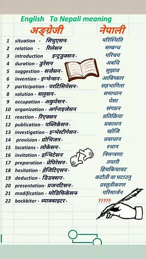 English to Nepali Translation Resources