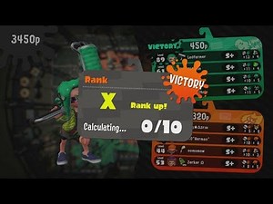 Splatoon 2 - Ranked Battle - Splat Zones (S+9 to Rank X)