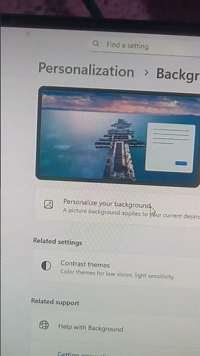how to set desktop background windows 11