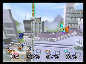 SSB64 TAS: Pikachu vs 3 CPUs Lv9 #1