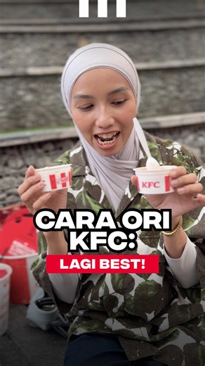 Fuhhh, combination Cara Ori dua sides KFC. Whipped Potato Coleslaw! Nampak simple tapi memang lagi ngam bila cuba. Tap like kalau korang approve Cara Ori ni! 👍 #CaraOriKFC #Kepci