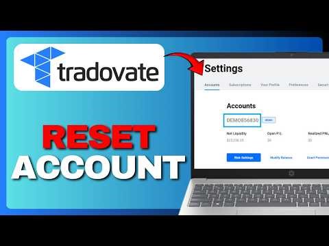 How to Reset Tradovate Demo Account - Start a Fresh Simulation Balance (Full Guide) 2026!