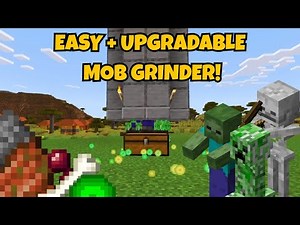 How to Build an EASY Mob Grinder XP Farm!