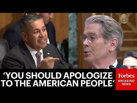 Ben Ray Luján Explodes At Scott Bessent Over Trump's IRS Settlement: 'This Is Lawless'