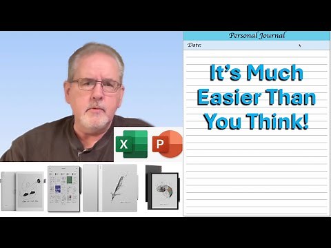 Easily Build PDF Templates for Remarkable, Supernote, Boox Using Excel and PowerPoint