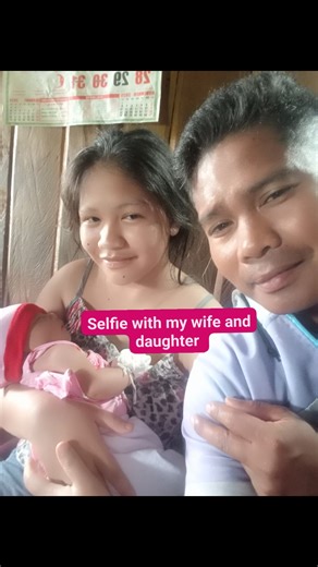 Selfie with my wife and daughter 😍😍😍 | Rexfel Campus