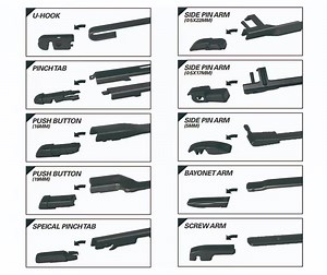 [Hot Item] Universal Wiper Blade with ABS Material for Car Windshield