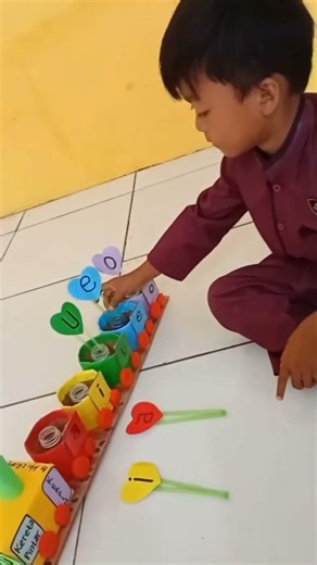It turns out that it's more fun to learn to recognize vowels with this media #learn #vowels #fyp