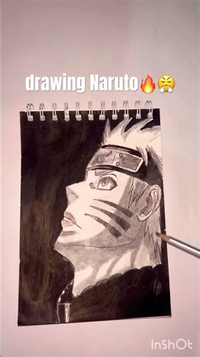 Drawing Naruto from naruto shippiden 🔥😤| #anime #drawing #naruto #narutoshippuden #editanime #art