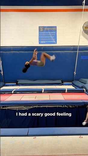 DAY 46 of trying to get my Round off back Handspring 🤸🏽‍♀️ #backhandspring