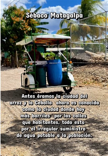 Sébaco Matagalpa es la vida real de los sectores donde el suministro de agua todavía no sea restablecido. #Sébaco