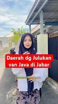 Daerah dg julukan van Java di Jawa Barat #vanjava