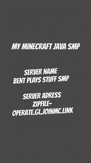 My Minecraft Java SMP