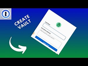 how to create a new vault in 1password