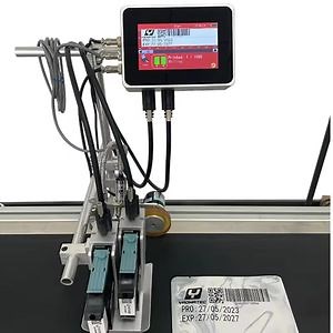 [Hot Item] Yaomatec Automatic Online Thermal Inkjet Printer with Two 12.7mm Heads