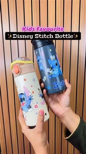 KidKitIndia on Instagram: "✨ Disney Stitch Bottle – Cute & Durable 💙🧃 Stay hydrated with everyone’s favourite blue alien! The Disney Stitch Bottle is lightweight, spill-proof & easy to carry — perfect for school, travel, and daily use. Fun Stitch prints make every sip extra special for kids! 🌈🎒💧 🎀 Free Name Personalisation 🛍️ Shop now: www.kidkitindia.com 📲 Order on WhatsApp: +91 98965 69101 #DisneyStitch 💙 #StitchBottle &#x