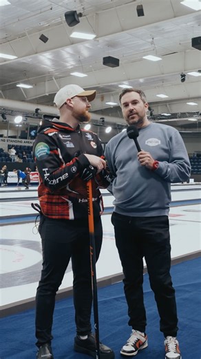 7.9K views · 33 reactions | Would you wear yellow sweatpants for two years if it guaranteed Slam entry?  #curling #GSOC | Grand Slam of Curling | Facebook