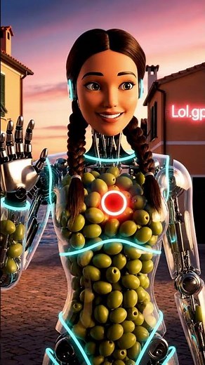 This Robot Girl Makes Fresh Smoothies INSIDE Her Body! 🤖🍓 Future of Juice Bars is HERE!