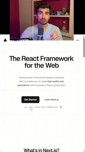 How to create NextJS Project 💯#hasaanahmad #webdevelopment #coding #nextjs