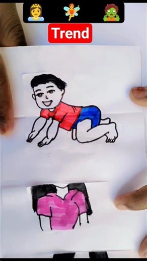 wait for last one! oooO ha ha Ha 👸🧚🧟 #viral #trend #trendingshorts #viralshorts #art #relatable