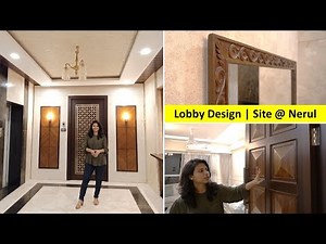 Entrance Design for Home | Lobby Design Ideas for Home | 4BHK at Nerul | Interior Iosis by Nihara
