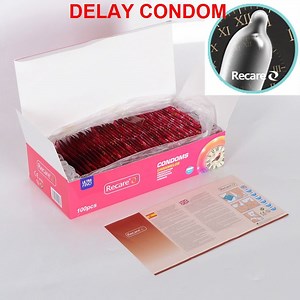 [Hot Item] Different Condom Sizes Extra Time Custom Long Time Sex Ejaculation Delay Condoms for Men