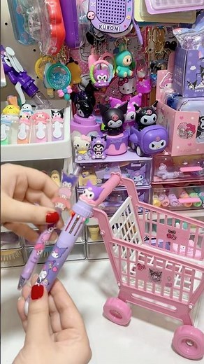 Kuromi sanrio kuromi and Mymelody stickers stationery#kuromi#stationery#sanrio#stickers#shorts