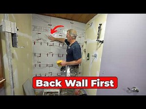 12 x 24 Set Back Wall First | Tile Shower