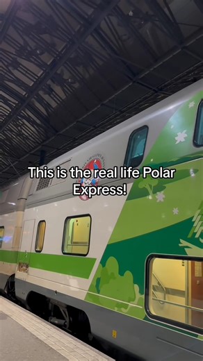 ❄️ Did you know...You can take an overnight train between Helsinki and Lapland, Finland where Santa's home is? 🎅🏻🚂 The train route is referred to as the Santa Claus Express and is a double-decker train that offers sleeper cabins for overnight stays! 😍 This is a great alternative to flying directly to Rovaniemi, Finland which can easily cost $800 round trip. ✈️ We found some great round-trip flights to Helsinki this winter from $358, then grab a night's rest in the sleeper cabin of the overni