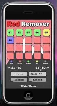 Red Remover iPhone App