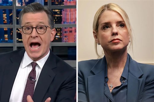 Stephen Colbert Mocked Pam Bondi Being Fired, And Everyone's Saying The Same Thing