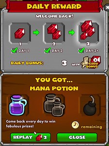 Hello Rampagers! We have been tinkering behind the scenes heavily on a new progression system, something that will feel fun, challenging and at the same time not too grindy. As we said previously, we are keeping gems, but they are no longer a Premium Currency, but a secondary currency tied to progression and cosmetics. One of the methods of getting gems that we want to test out in our playtests is giving gems as a Daily Reward! Numbers are still yet to be determined, but the back-end and front-e