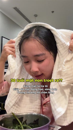 Chăm sóc da tự nhiên với lá tía tô