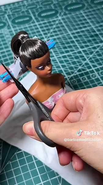 Barbie makeover on TikTok