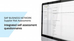 Integrated Self-Assessment Questionnaires with SAP Business Network