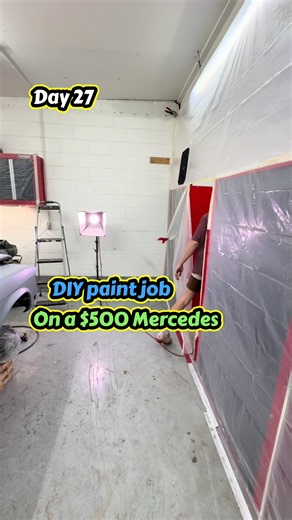 Agave Metallic Green DIY Paint on $500 Mercedes