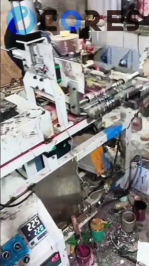 Automatic Leather Label Machine with Embossing and Silk Screening