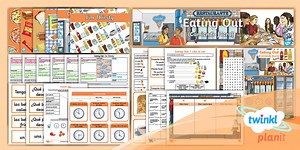 Spanish: Eating Out Year 5 Unit Pack