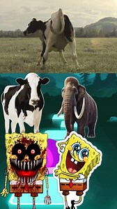 6.4K views · 24 reactions | FUNNY COW VS FUNNY ELEPHANT VS SLENDYBOB VS SPONGBOB #shorts #facebookreel #spongebob #viralpost2025シ | Jsr titanium Gaming | Facebook