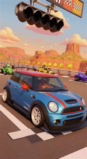 #helloimdrip Blue shell can’t catch me in the Mini 😤 #mariokart #minicooper #mario #fyp